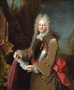 Nicolas de Largilliere Portrait of an officer Spain oil painting artist